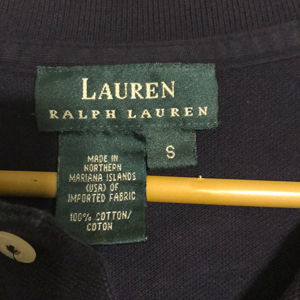Unisex Navy Blue Ralph Lauren Shirt